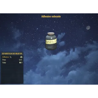 Excess adhesive [12K]