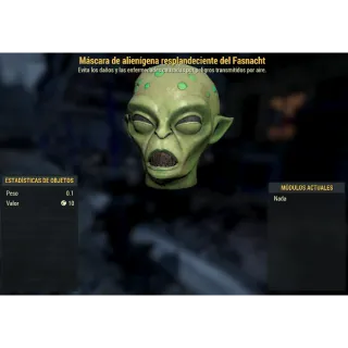 Fasnacht glowing alien mask [Apparel]