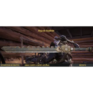 Assaultron blade [Plan]