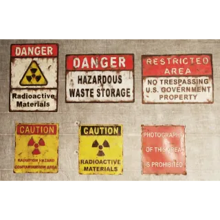 Emmet Mountain disposal signs