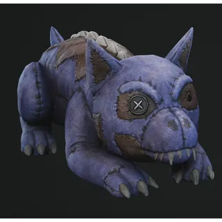 Blue devil plushie [Plan]
