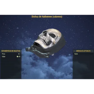 Halloween skull mask [Plan]