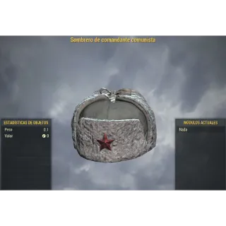 Communist commander hat [Apparel]