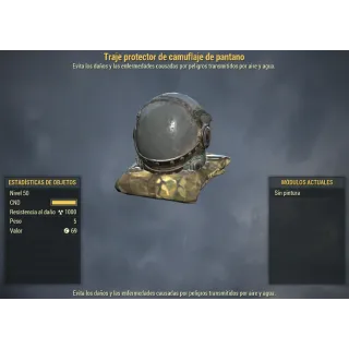Swamp camo hazmat suit