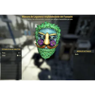 Fasnacht glowing veggie man mask [Apparel]