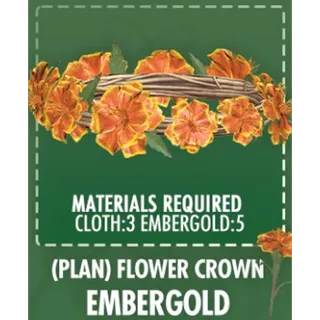 Flower crown embergold [Plan]