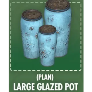 Large glazed pot [Plan]
