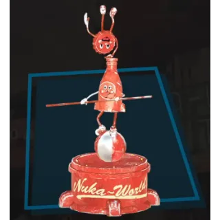 Bottle & Cappy Walking Globe Statue