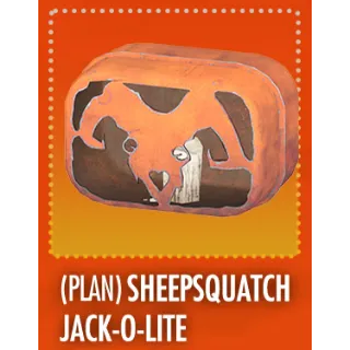Sheepsquatch Jack-O-Lite x2 [Plans]