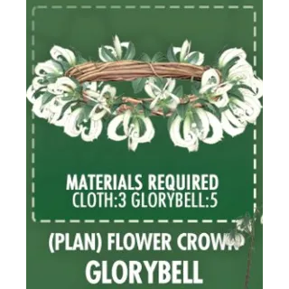 Flower crown glorybell [Plan]