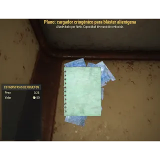 Alien Blaster Cryo Mag x2 [Plans]