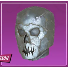 Hammered skull mask