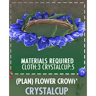 Flower crown crystalcup x3 [Plans]