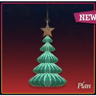 Honeycomb paper-holiday tree A x2 [Plans]