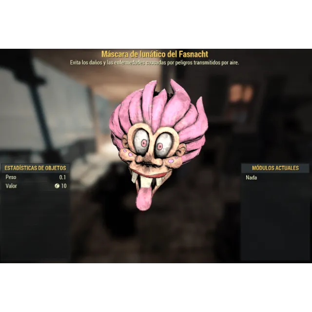Fasnacht loon mask [Apparel] - Fallout 76 Game Item - Gameflip
