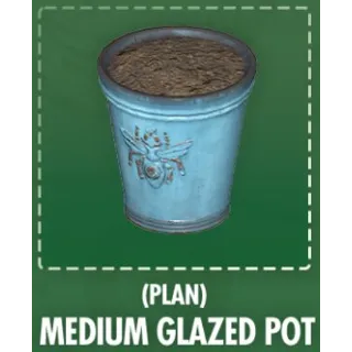 Medium glazed pot [Plan]