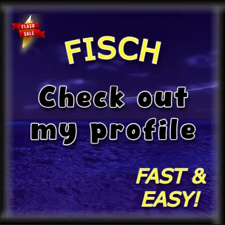 Fisch | Check my profile for the listings