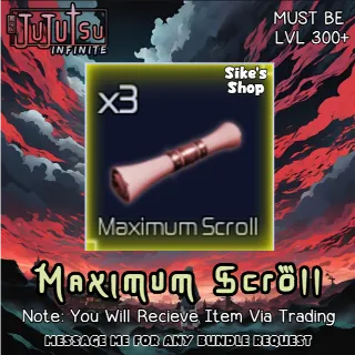 Maximum Scroll x1 | Jujutsu Infinite