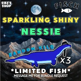 Sparkling Shiny Nessie x3 *Limited Fish* | Fisch