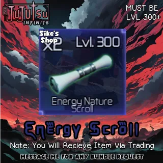 Energy Nature Scroll x2 | Jujutsu Infinite