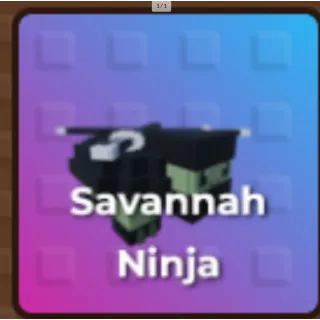  Savannah Ninja | Raise Animals | Cheapest | Instant Delivery💯
