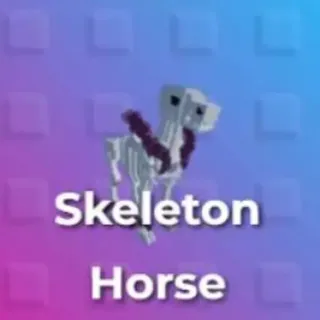 Skeleton horse