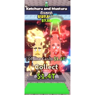 Ketchuru and Musturu 127.5M Ufo Traited (FAST INSTANT DELIVERY CHEAP) Steal a Brainrot