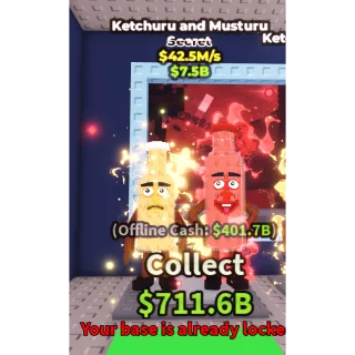 Ketchuru and Musturu (CHEAPEST FAST DELIVERY) Steal a Brainrot