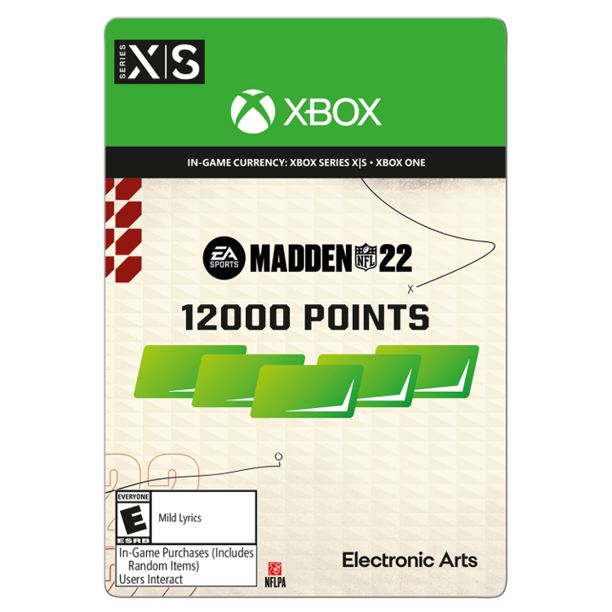 Madden NFL 22 - 12000 Points - Origin PC [Online Game Code]