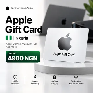 Apple iTunes Gift Card 4900 NGN (Nigeria) 🇳🇬