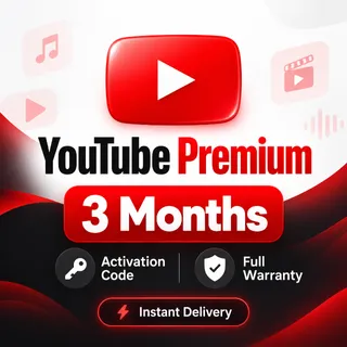 🎬 YouTube Premium | 3 Months Activation Code 🔑 | Full Warranty 🛡️