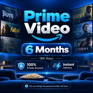 🎬 Amazon Prime Video | 6 Months (180 Days) | 🔐 100% Private Account |