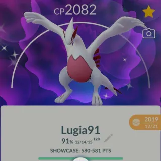 2019 SHINY LUGIA