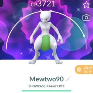 2019 POKEMON GO MEWTWO SHINY