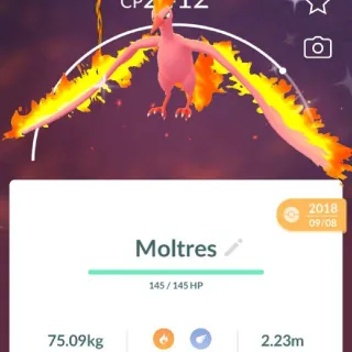 POKEMON GO SHINY MOLTRES 2019