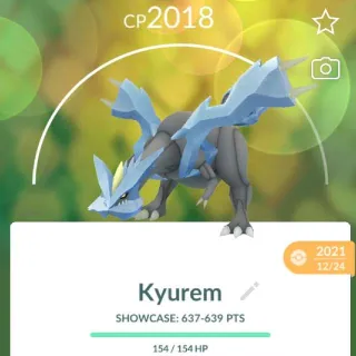 POKEMON KYUREM 2020-201 SECURY LUCKY