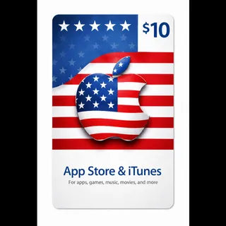 Apple Gift Card $10 USA Region - Digital Code