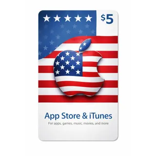 Apple Gift Card 5 USD (USA)