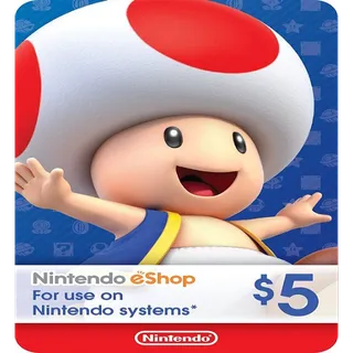 $5.00 Nintendo eShop [Digital Code] : Instant delivery