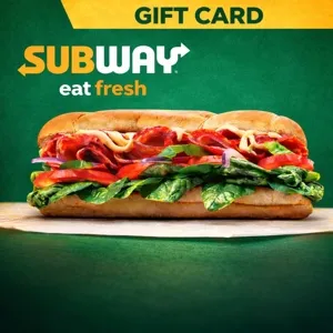 $54.63 Subway gift card + pin | Instant Delivery