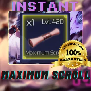 Jujutsu Infinite Maximum Scroll