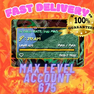 Grand Piece Online | Account Level 675 (Max) World 2 | GPO