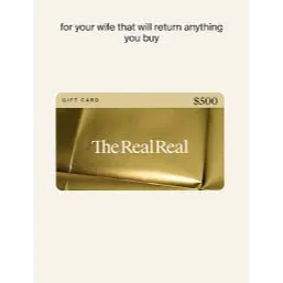 $100.00 therealreal.com egift card