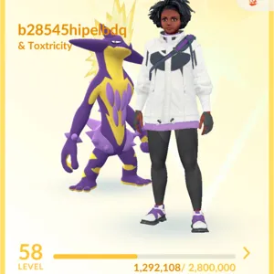 lvl 58 Pokemon go acc