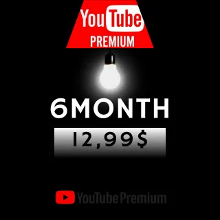 you_tube Premium 6-Month Membership – Ad-Free Streaming