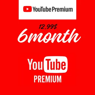 6-Month YouTube Premium Subscription | PlayPrime