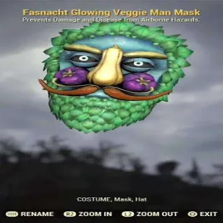 Glowing Veggie Man Mask