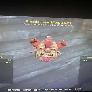 Glowing Minotaur Mask