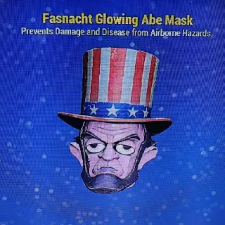 Fasnacht Glowing Abe Mask