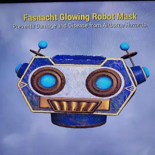 Glowing Robot Mask